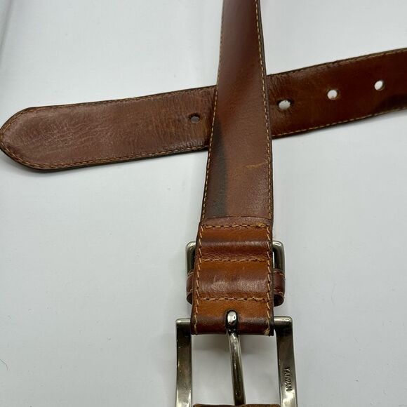 Banana Republic Men's Brown Leather Belt size 34 - Picture 4 of 6